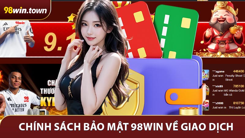 Chính sách bảo mật 98win đối với giao dịch thanh toán